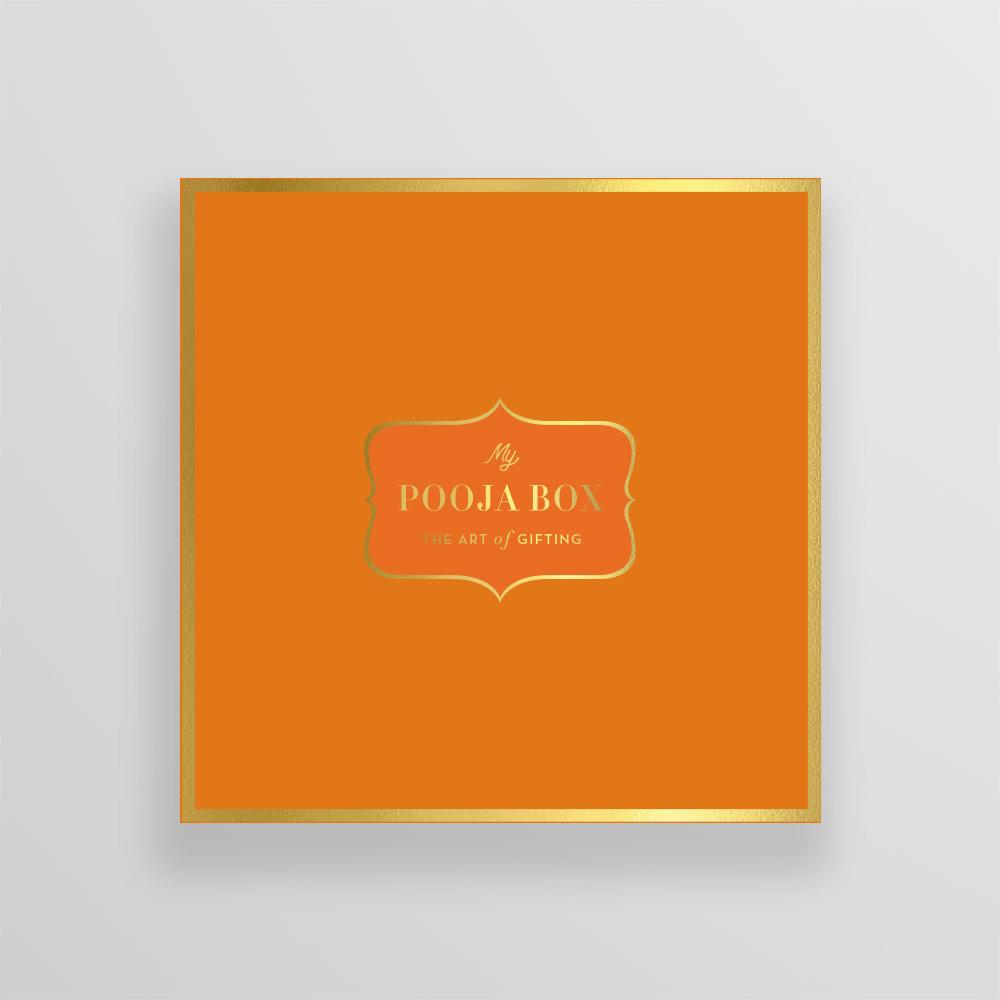 Large Orange Gift Box