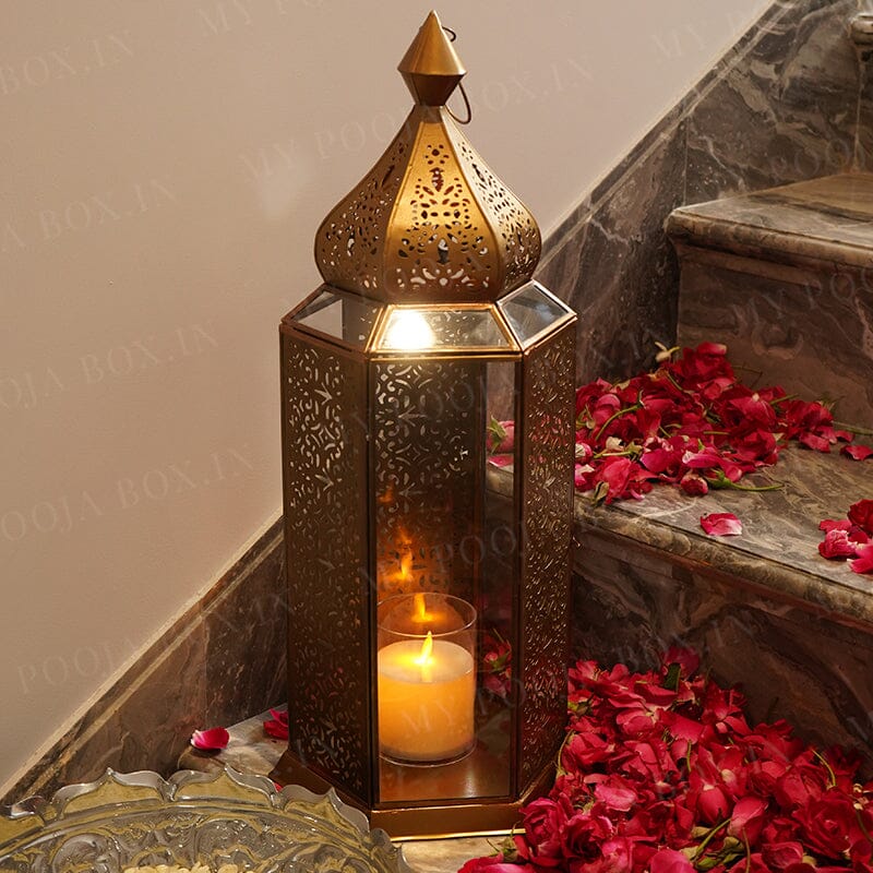 Shadowcast Antique Morrocan Lantern