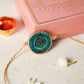 Ganesha Green Agate Stone Rakhi