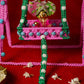 Pink Green Crochet Krishan Jhula