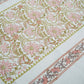Afjali Tulip Floral Block Printed Table Cloth