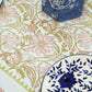 Afjali Tulip Floral Block Printed Table Cloth