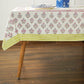 Gul Nilofer Block Printed Tablecloth