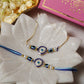 Graceful Pearl Evil Eye Bhaiya Bhabhi Rakhi