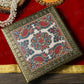 Royal Magnificent Wooden Chowki for Pooja 30cm