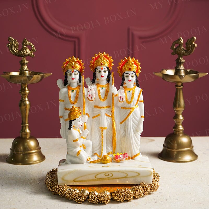 Marble Ram Darbar Idol for Gift/Puja