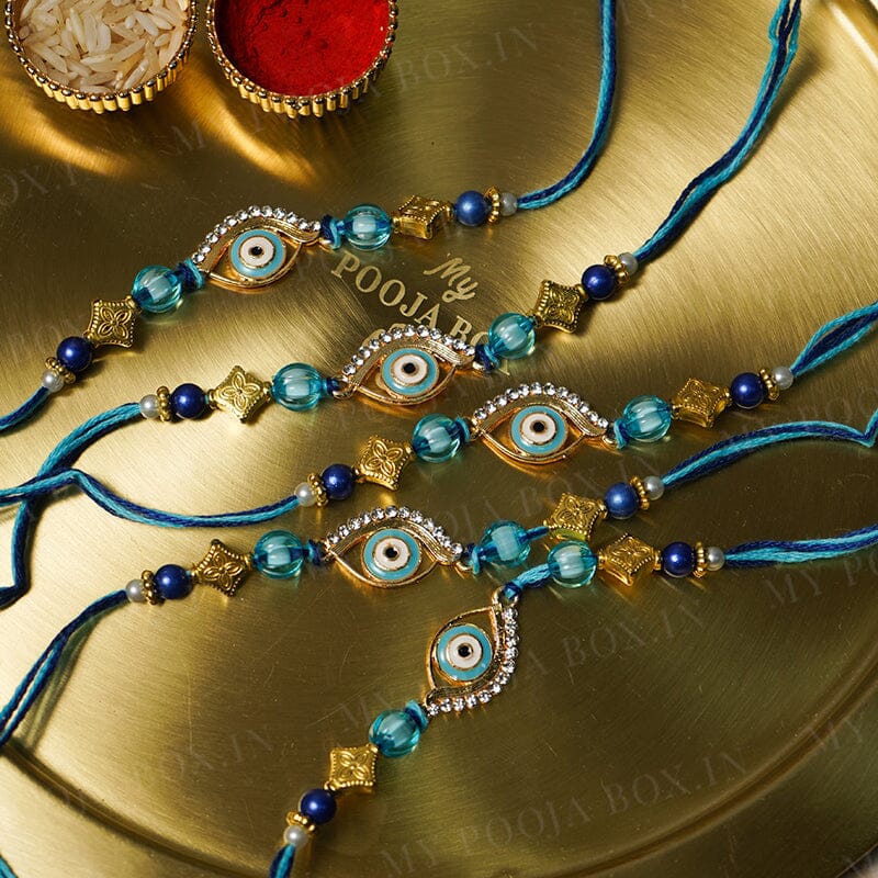 Eye Shaped Evil Eye Rakhi