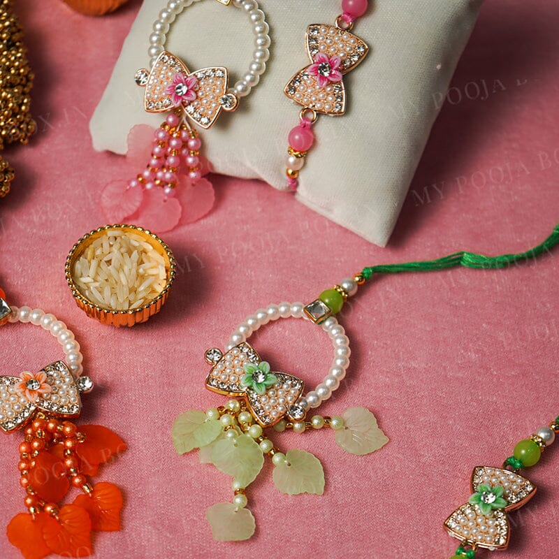 Radiant Bow Zarkan Bhaiya Bhabhi Rakhi