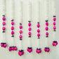 Artificial Triple Lotus Bud Jasmine Flower Backdrop Decoration