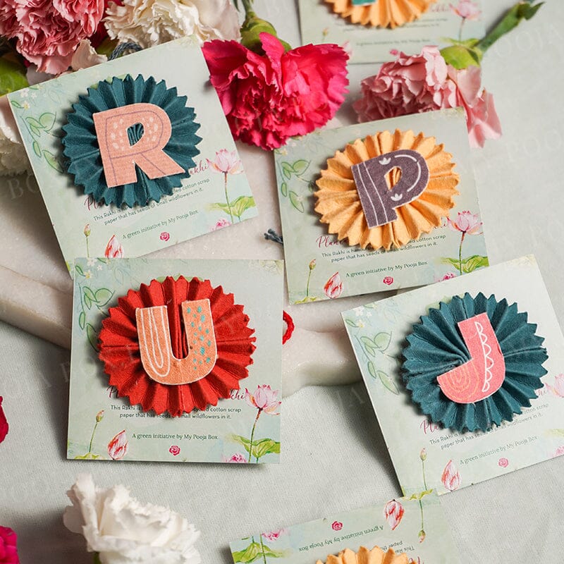 Eco-Friendly Plantable Seed Initial Rakhi