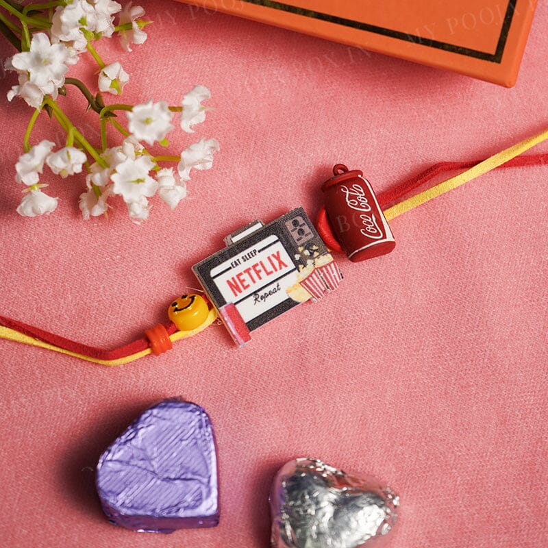 Eat Sleep Netflix Repeat Quirky Bhaiya Rakhi