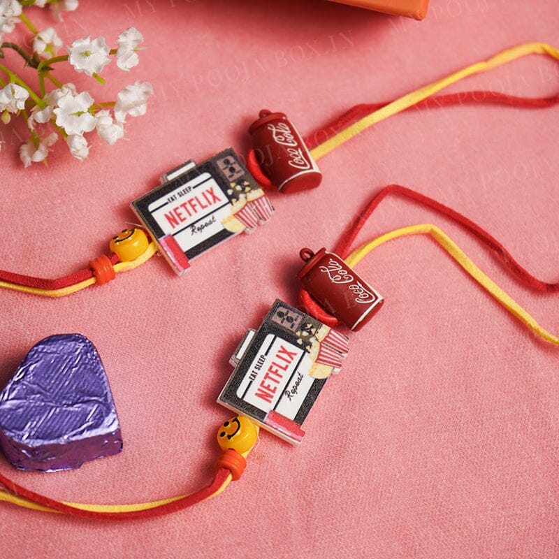 Eat Sleep Netflix Repeat Quirky Bhaiya Rakhi