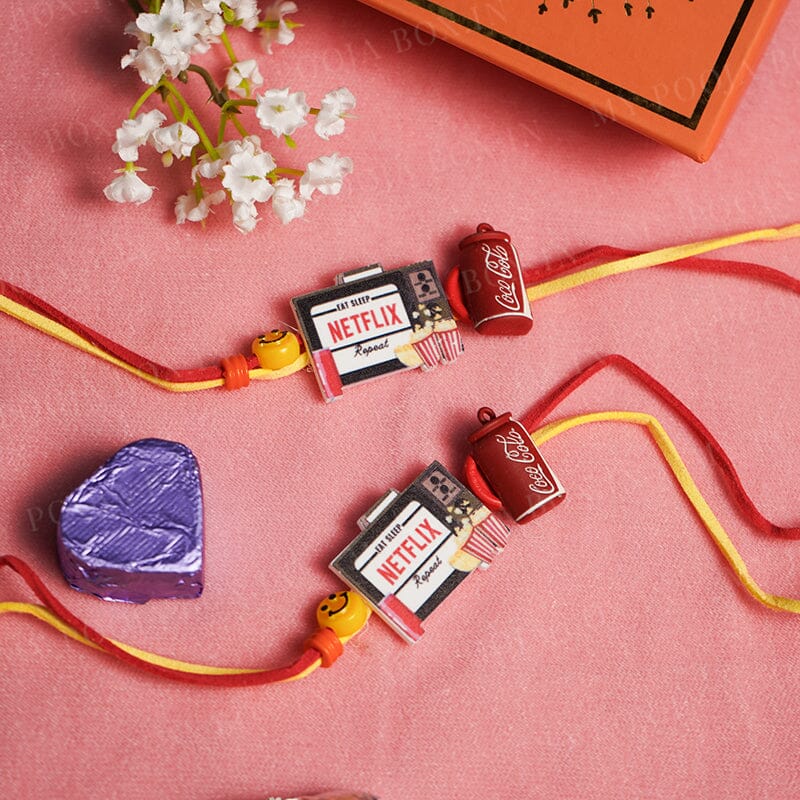 Eat Sleep Netflix Repeat Quirky Bhaiya Rakhi