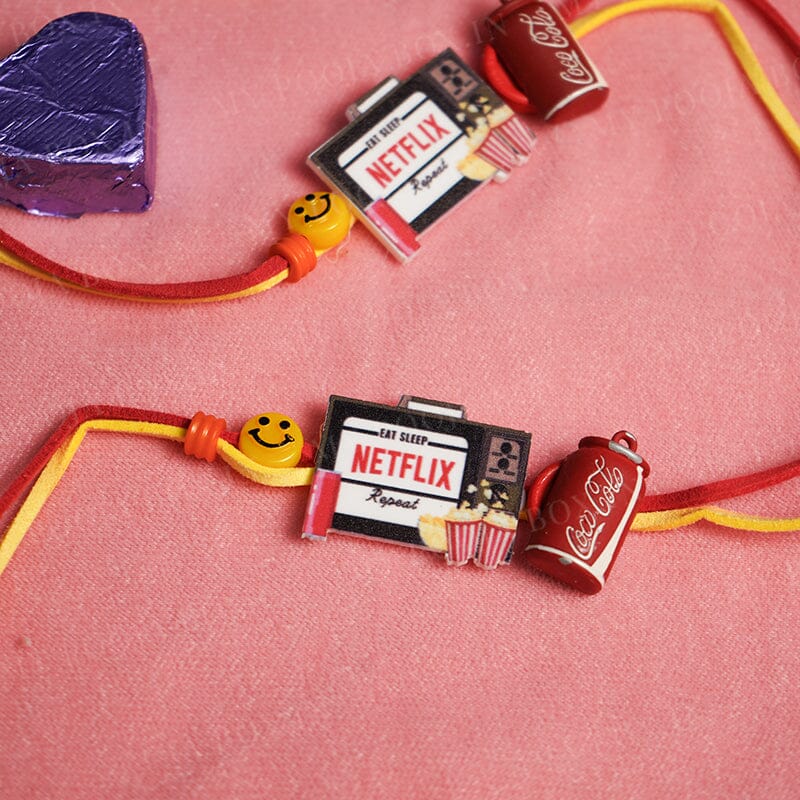 Eat Sleep Netflix Repeat Quirky Bhaiya Rakhi