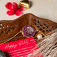 Gayatri Mantra Purple Agate Stone Rakhi