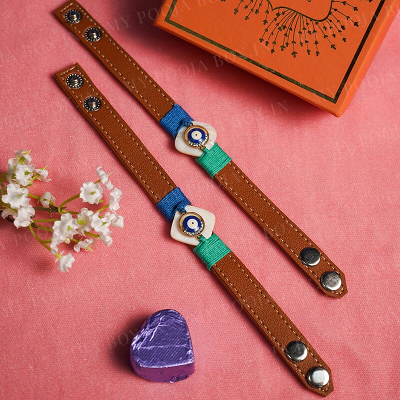 Aesthetic Mystical Evil Eye Rakhi Band