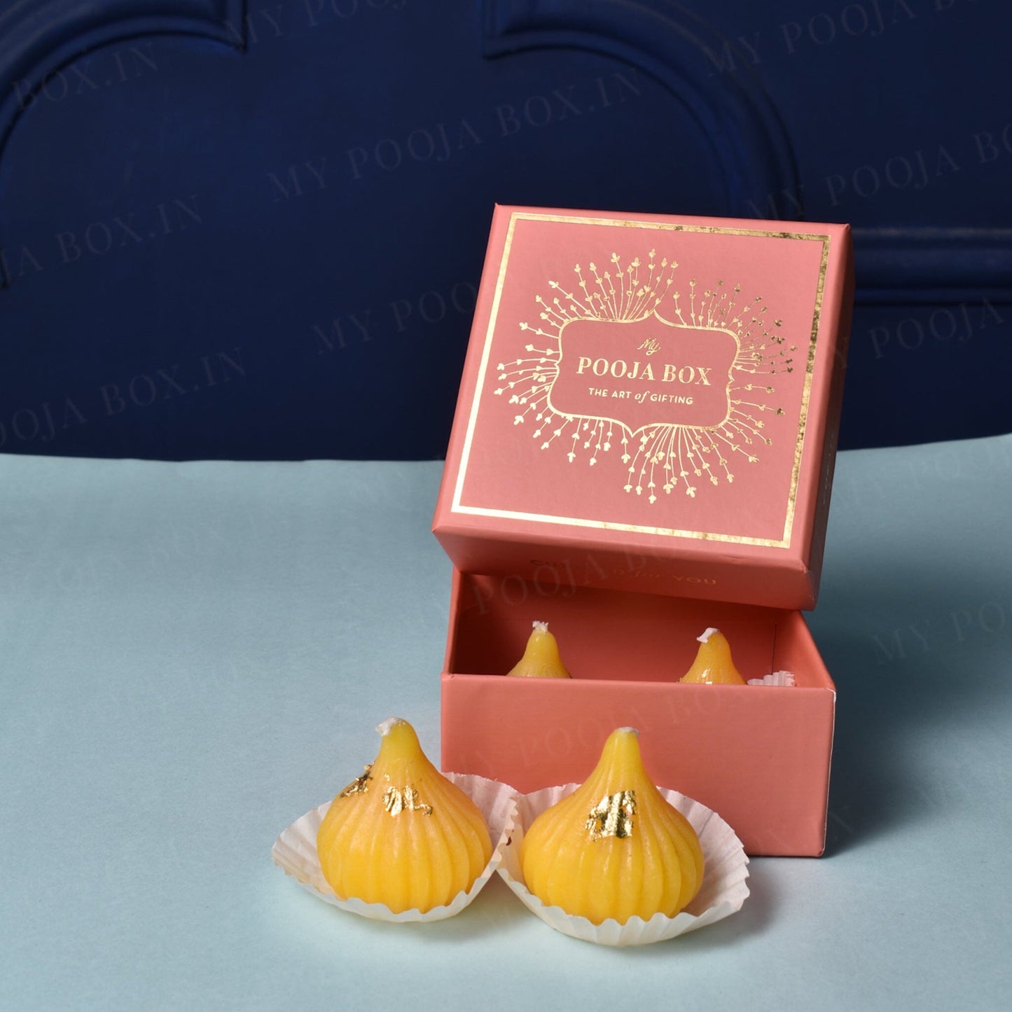Beautiful Modak Shaped Candles