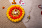 Pom Pom Decorative Tilak Akshat Pooja Thali