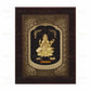 24K Gold Foil Big Saraswati Maa Elite Frame Framed Paintings