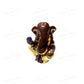 24K Gold Foil Ekadrishta Ganesha Small Idol
