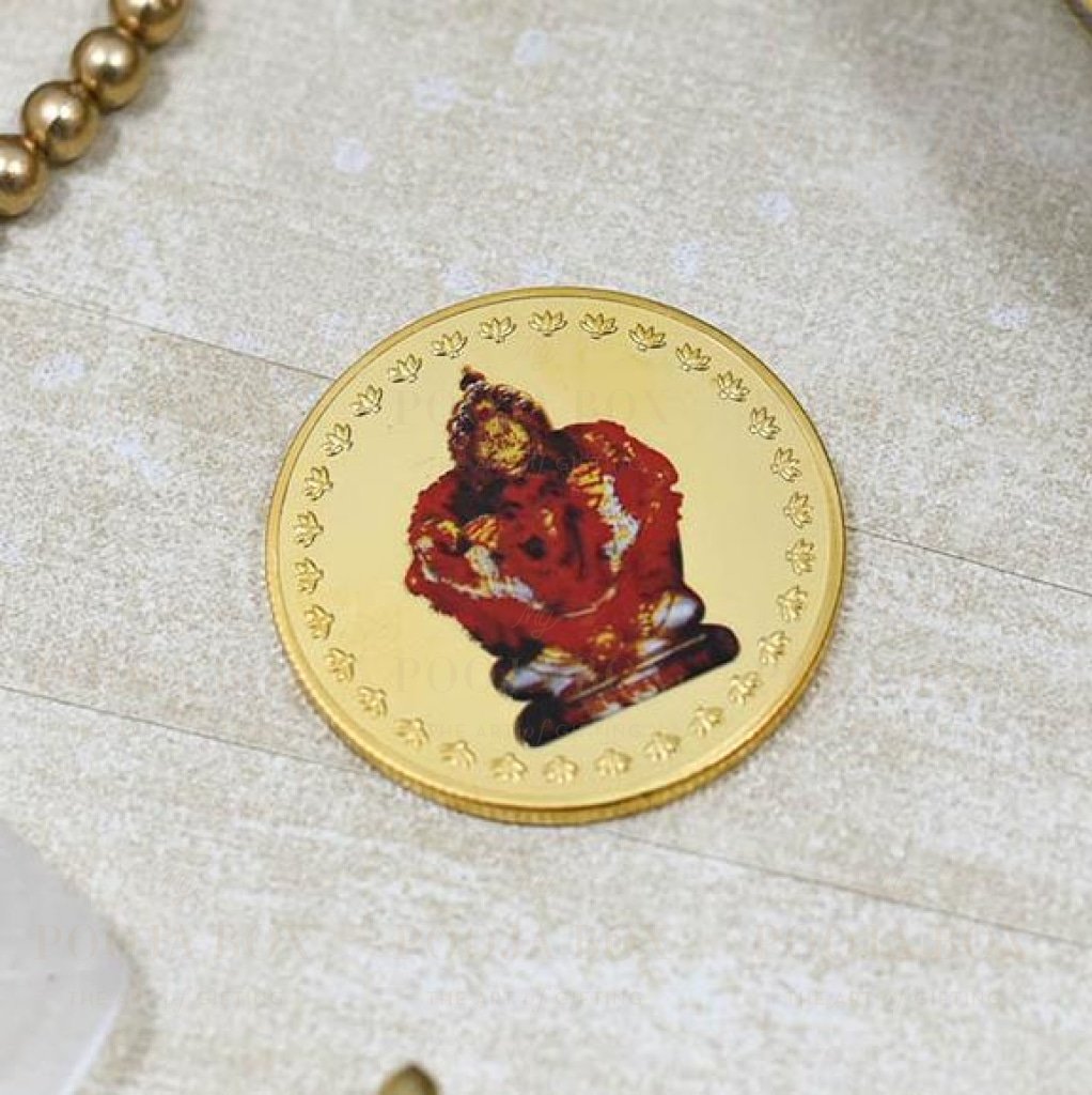 24K Gold Foil Siddhi Vinayak Coin & Bar