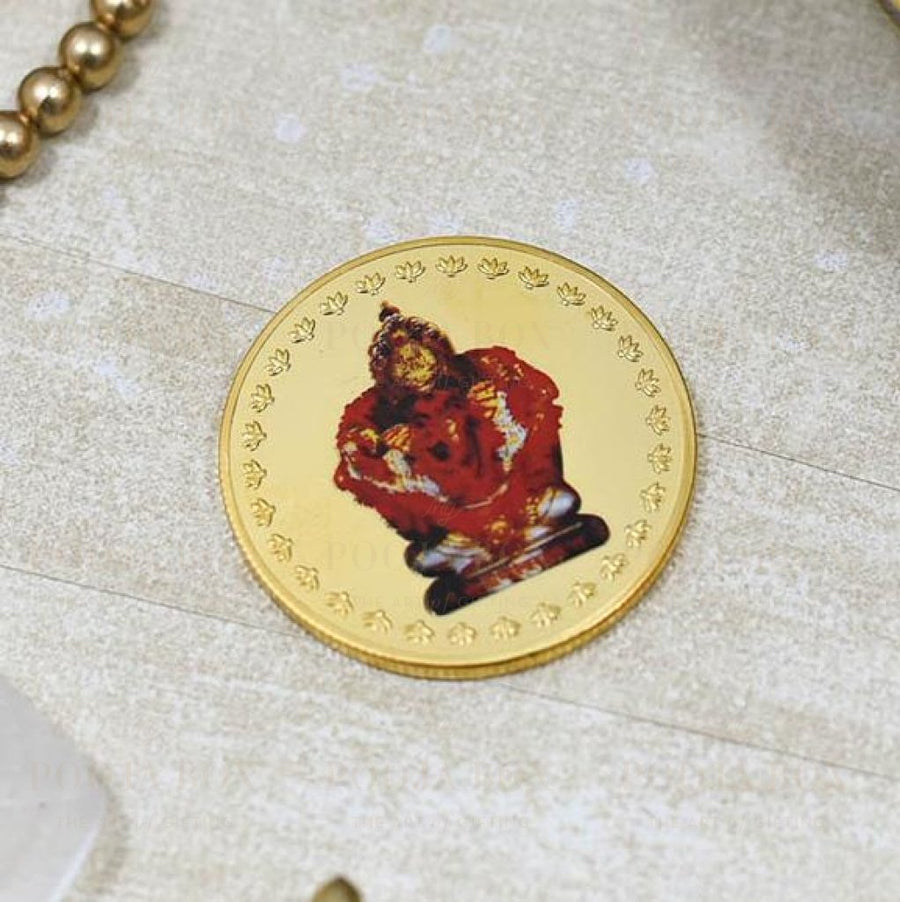 24K Gold Foil Siddhi Vinayak Coin & Bar