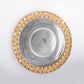 Embellished Thali & Lota - Golden & Silver