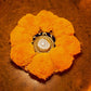 Decorative Yellow Pompom T-Light Diya