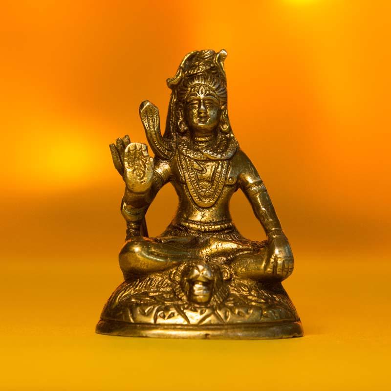 Auspicious Lord Shiv Brass Idol