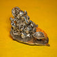 Antique Silver Lord Ganesha Statue on a Leaf