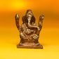 Aluminium Laxmi Ganesh Figurine in Copper Shade