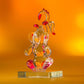 Decorative Ganeshji Glass Idol in Fuchsia with OM