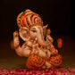 Traditional Studded Ganesha Idol