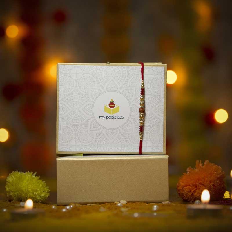 Trendy Rudraksha Rakhi