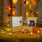 Petite Box with Set of Two Rakhis & Dairy Milk/Dry Fruits