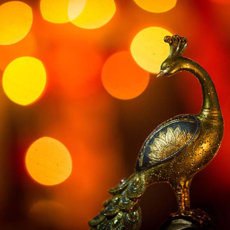 Pretty Decorative Peacock Showpiece