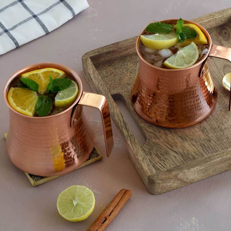 Arched Copper Mule Mug