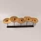 Designer 5 Step Golden Tlight Holder