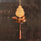 Elegant Handcrafted Copper Trinity Diya Tlight Holder Hanging