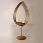 Elegant Waterdrop Golden Tlight Holder Stand