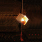 Magnificent Square Copper T-light Holder Hanging