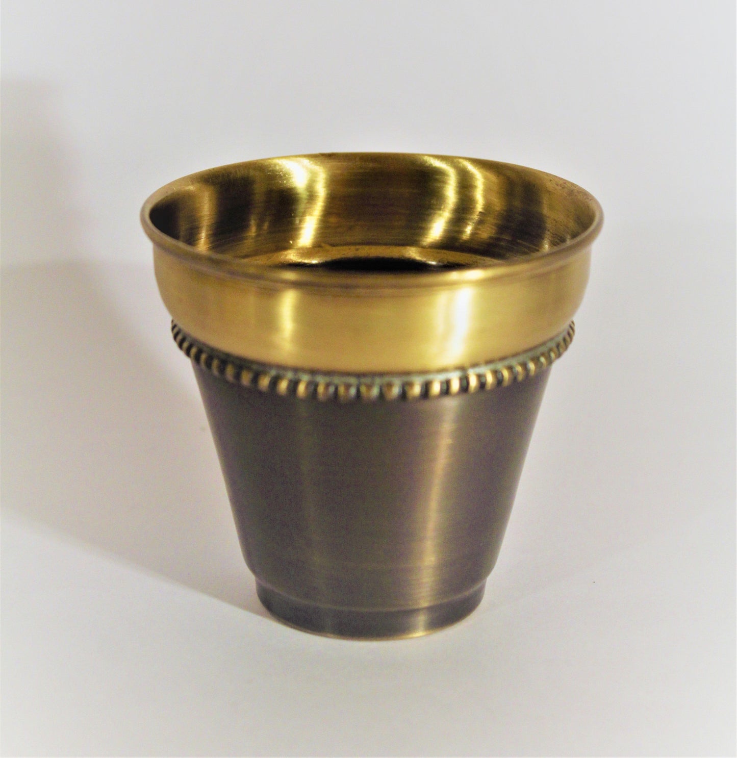 Handmade Antique Brass Panch Patra Udharini
