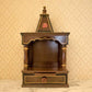 Traditional Wooden Brown Mandir
