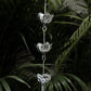 Silver Finish Lotus Hanging Fumer