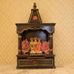 Traditional Wooden Brown Mandir