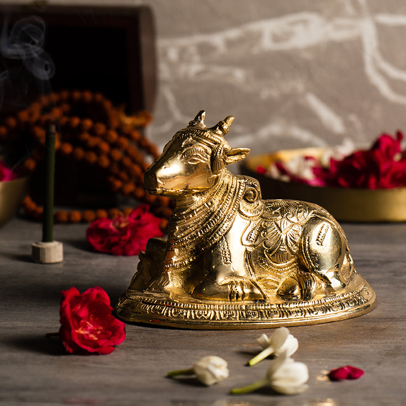 Divine Brass Shiv Nandi Bull