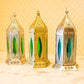 Vibrant Moroccan Hanging T-Light Lantern/Lamp (Set of 3)