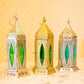 Vibrant Moroccan Hanging T-Light Lantern/Lamp (Set of 3)