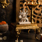 Mystical Sherawali Mata Gold Plated Idol