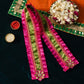 Green & Pink Patka/Dupatta - 55cm